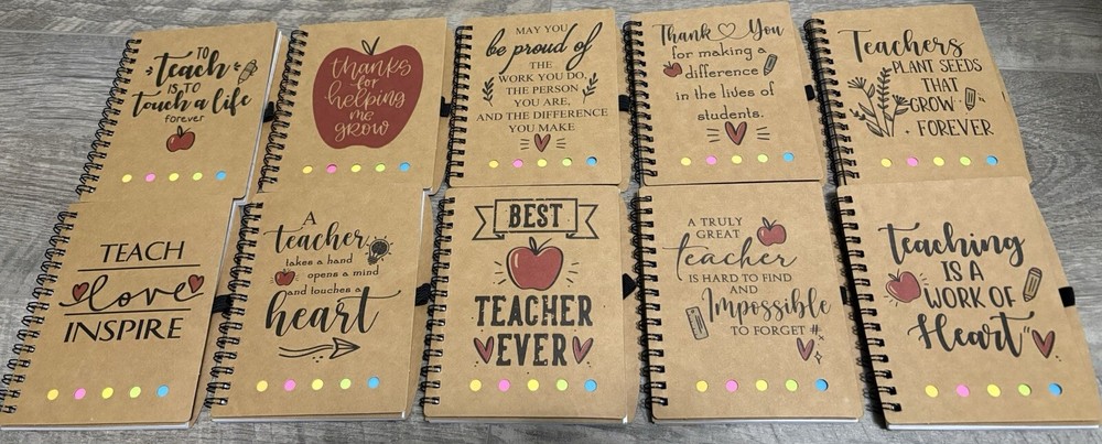 Motivational Teacher Notebook W Pen