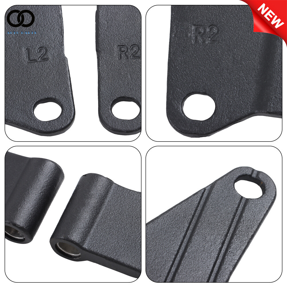 For Jeep Wrangler JK 2007-2018 Body Door Hinge Replacement Set Black Powder Coat