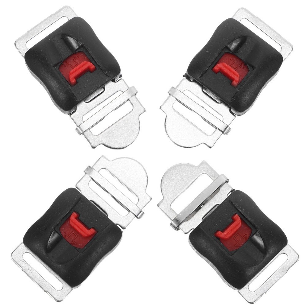 4 Pcs Motorcycle Quick Release Buckle Universal Chin Strap Lock Clip