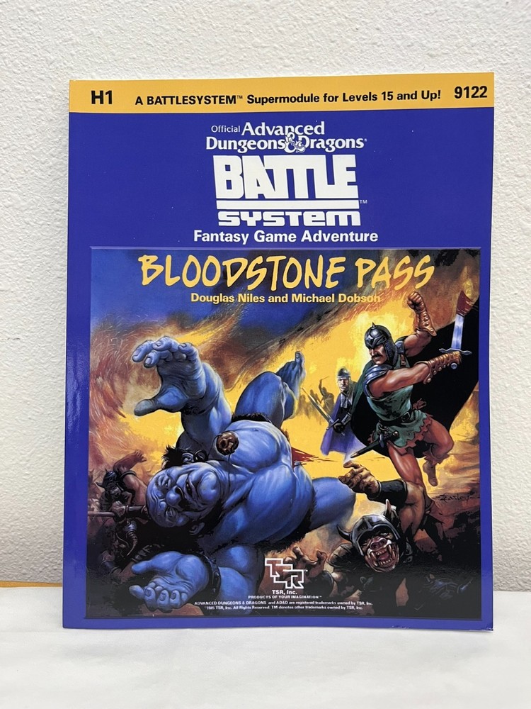 Dungeons and Dragons 1e/2e Bloodstone Pass 3 Module Series Bundle (POD)