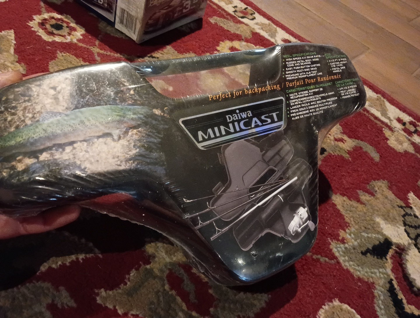 Daiwa MINICAST Minicast Spincast Travel Combo, 5 pc 4'6" UL Rod