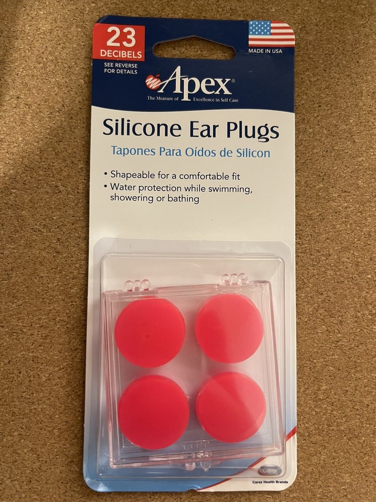 Apex Shapeable Silicone Ear Plugs NEW