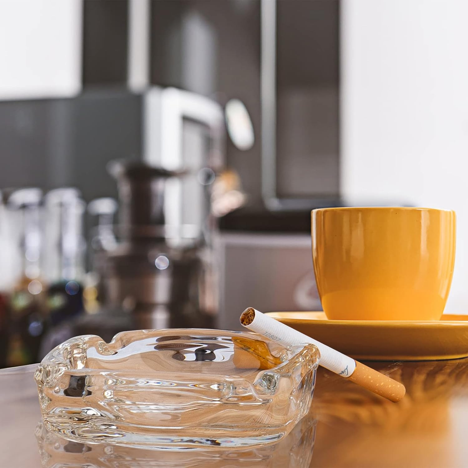 Glass Ashtray, Home Ashtrays, Cool Ashtrays Cute Ashtray Square Transparent