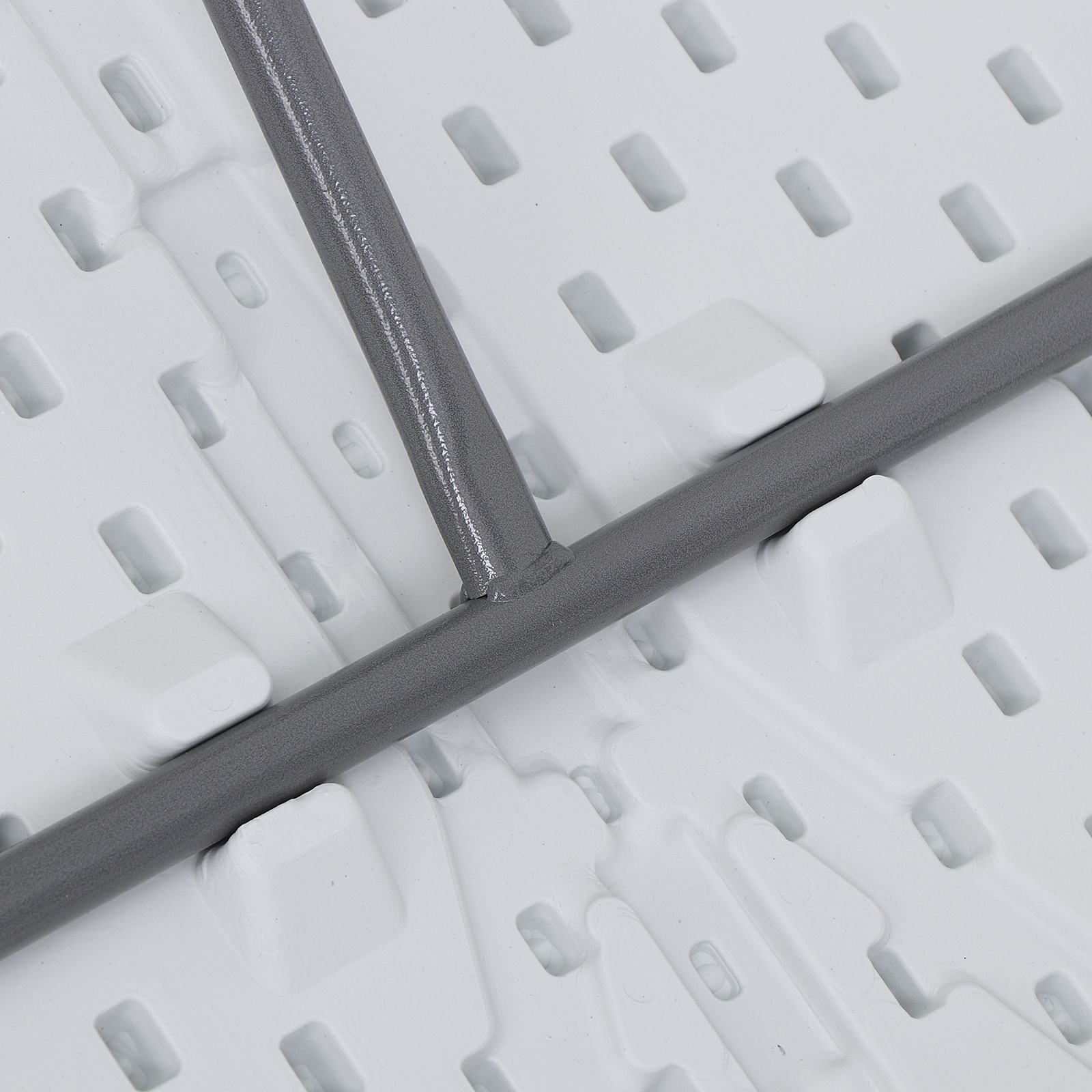 8FT Folding Table Fold-in-Half Plastic Dining Picnic Table for Outdoor w/ Handle