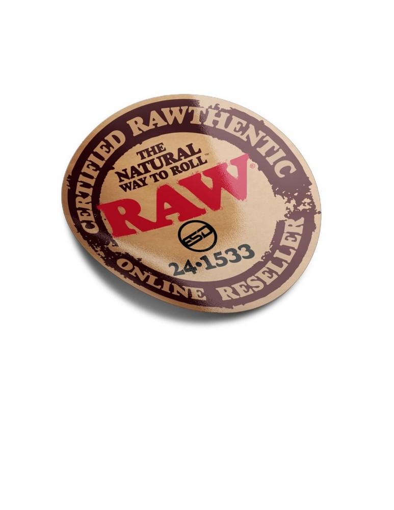 AUTHENTIC RAW Classic Cone 1 1/4 Size 100 Pre Rolled Cones Rolling Paper