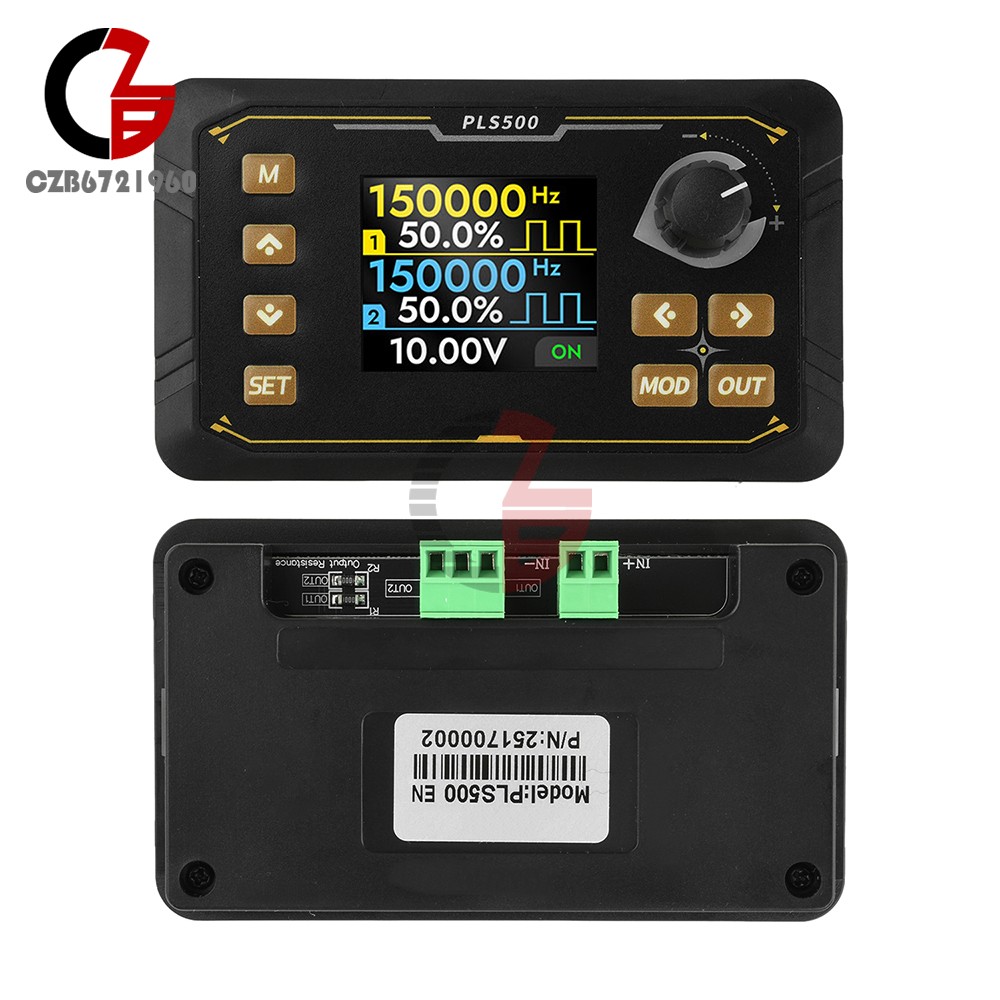 PLS500 Dual-Channel Pulse PWM Signal Generator Adjustable Programmable Dead zone