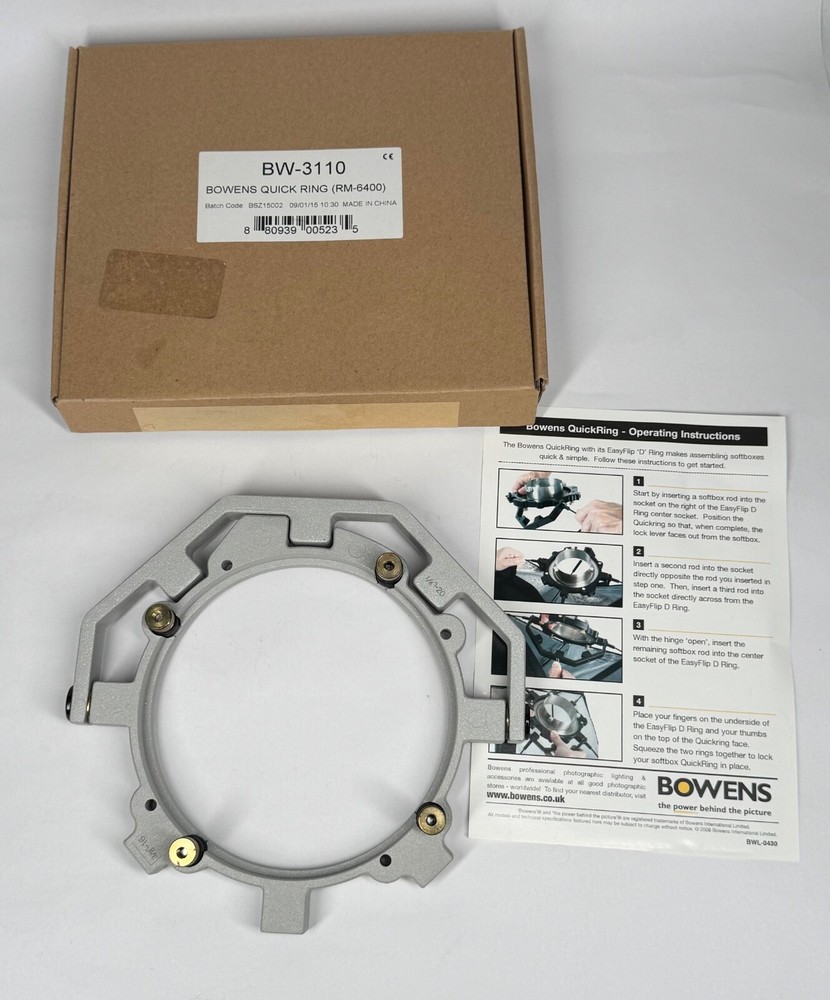 Bowens Quick Ring with Swivel BW-3110 Softbox Speed Ring