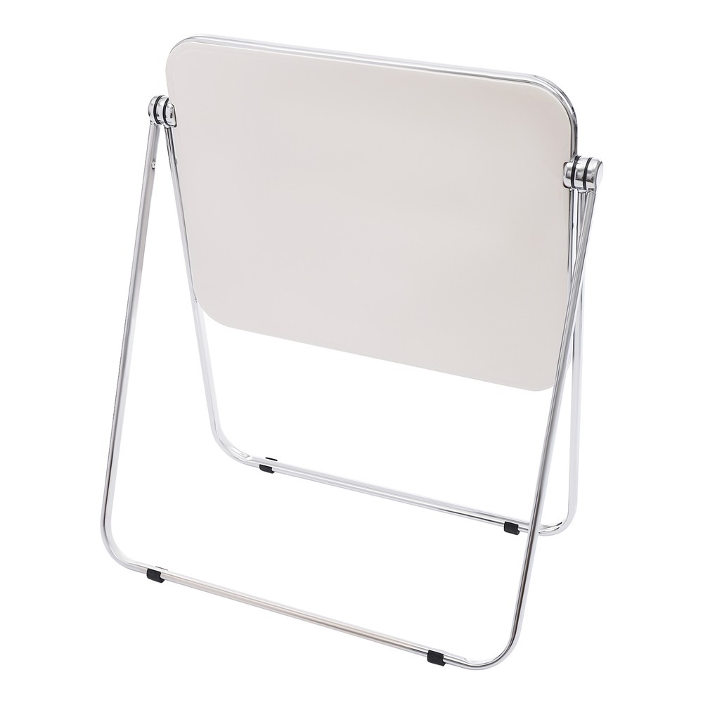 Foldable Acrylic Tray Table, Modern TV Tray, Small Folding Desk Space-Saving