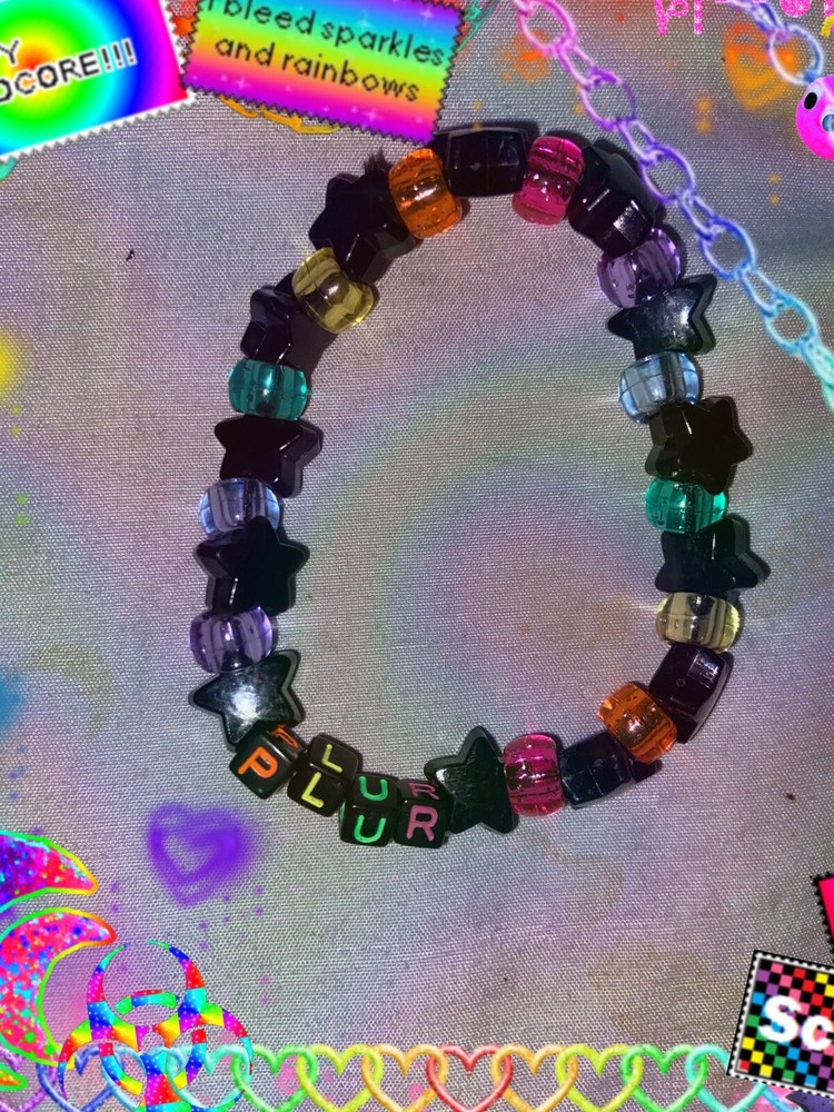 Single PLUR Kandi Bracelet
