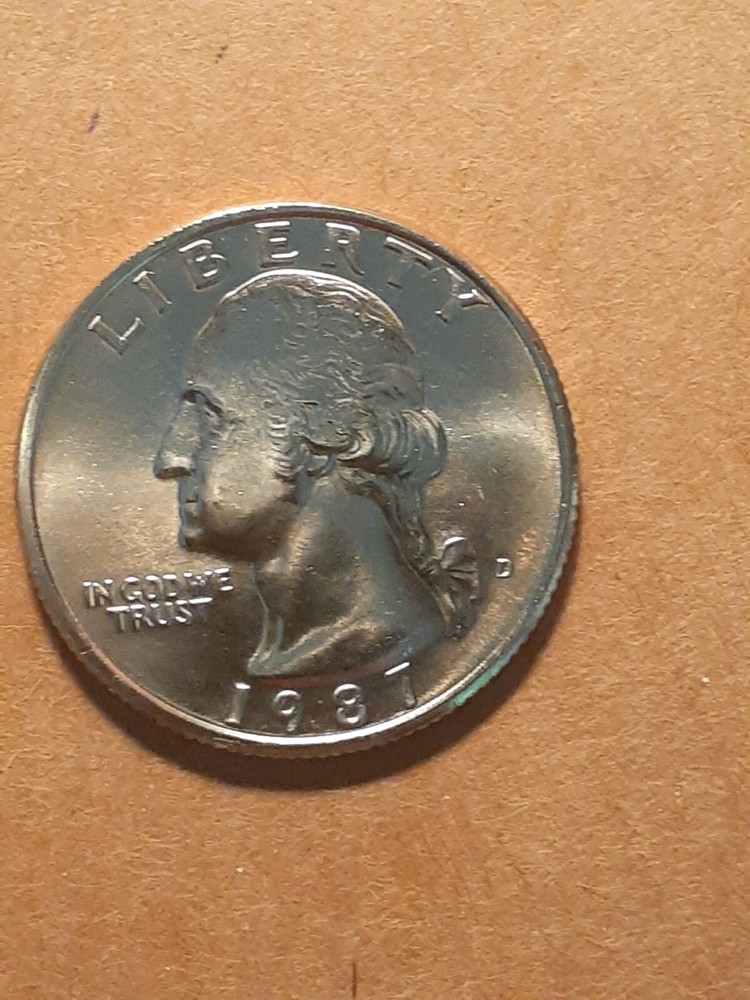 1987 D WASHINGTON QUARTER