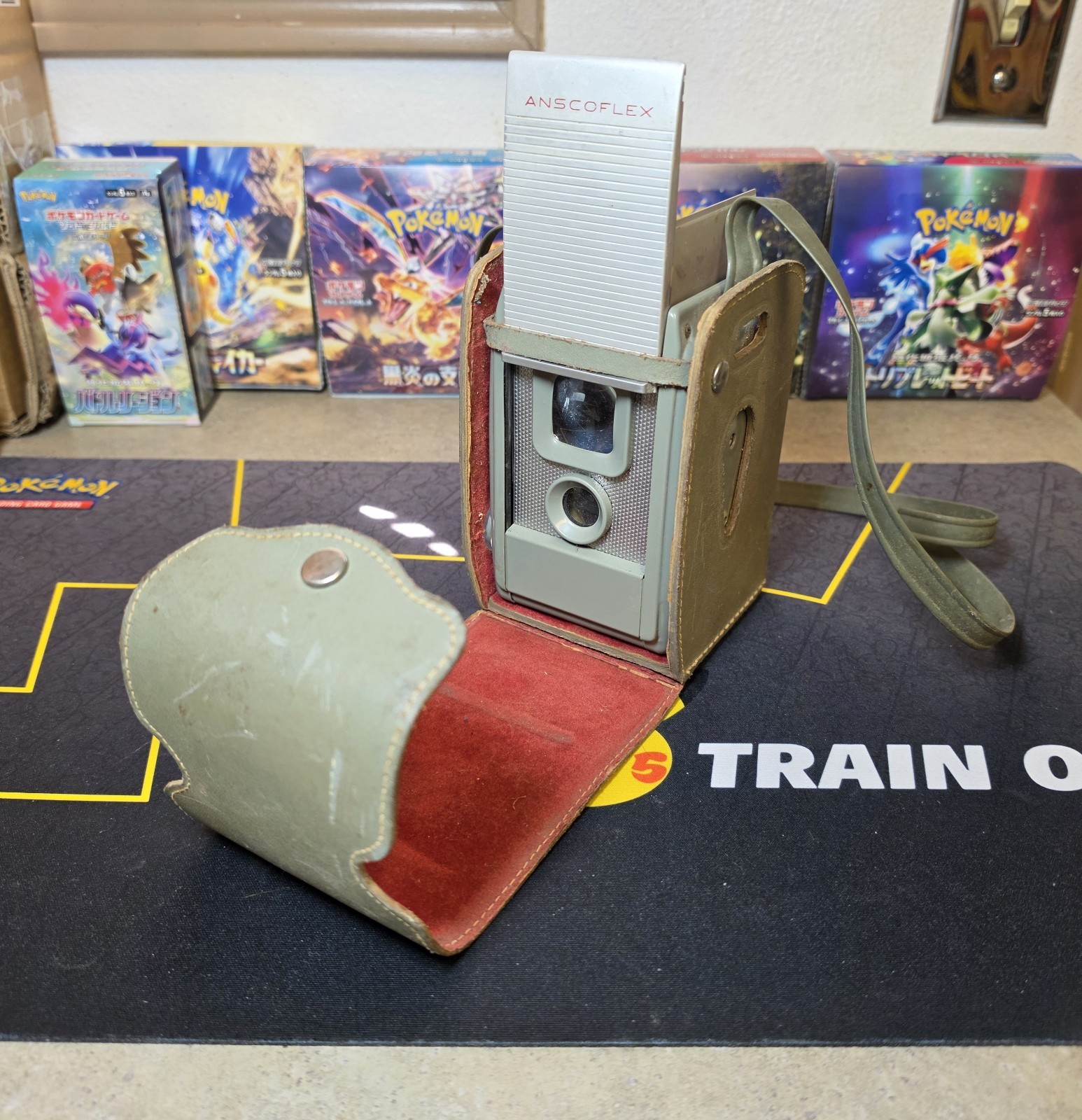 Vintage 1950’s ANSCO ANSCOFLEX II 2 Camera with Leather Case Untested