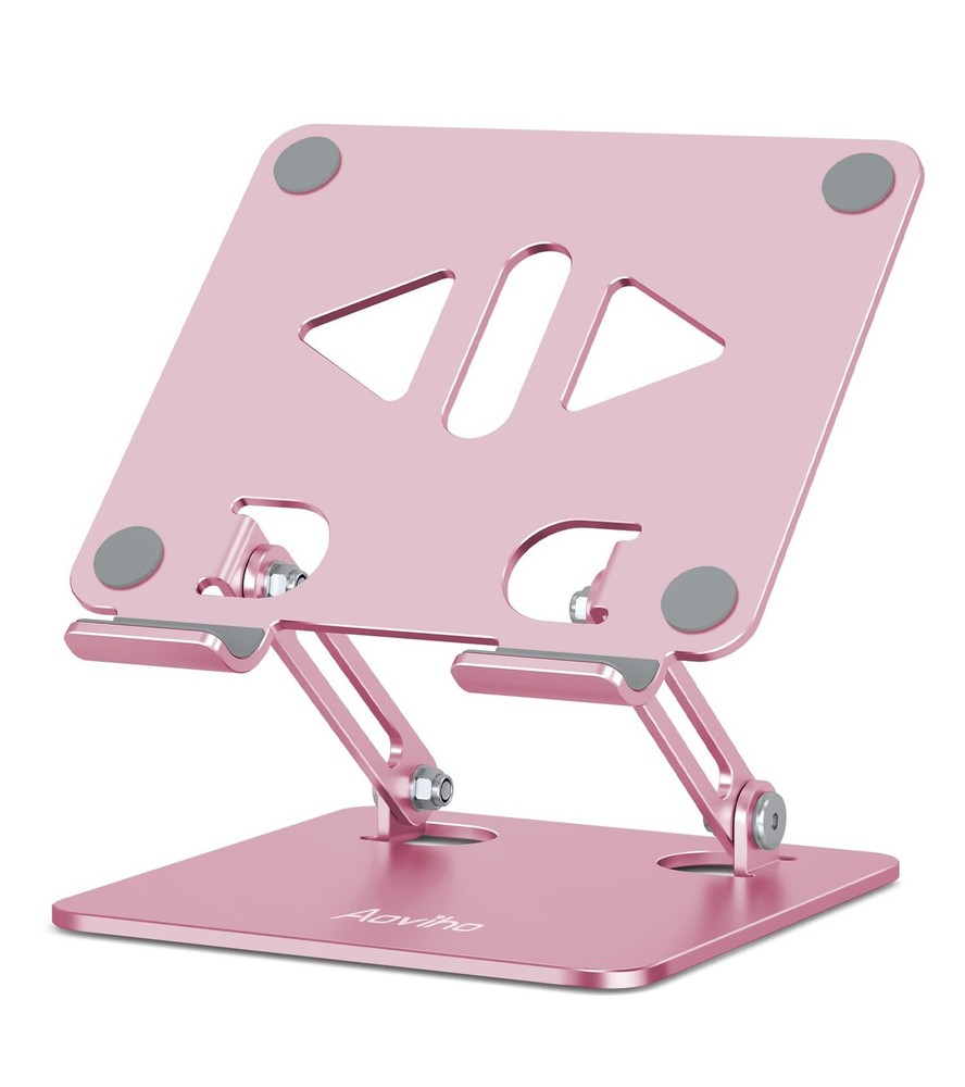 Tablet Stand Holder for Desk, Adjustable Desktop Tablet Holder, Foldable Alum...