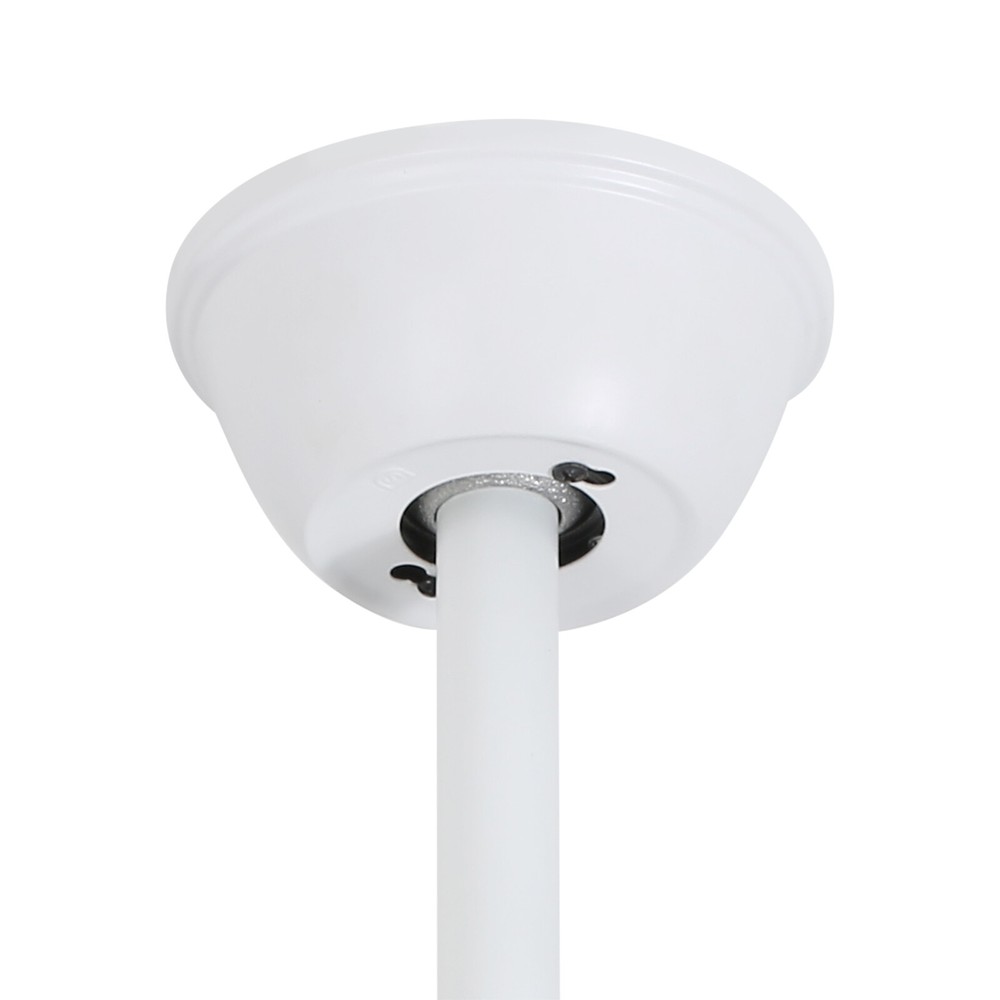 42 Inch Flush Mount Led Ceiling Fan With Lights Remote Control, Dimmable