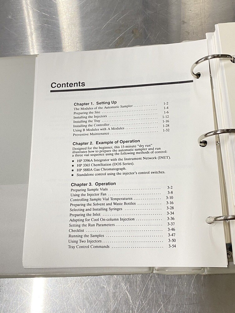 Hewlett Packard HP 7673 Automatic Sampler - Users Guide / Instruction Manual