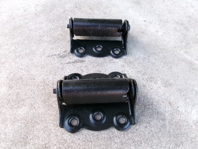 2-Vintage Spring loaded Screen Door Hinges Bommer