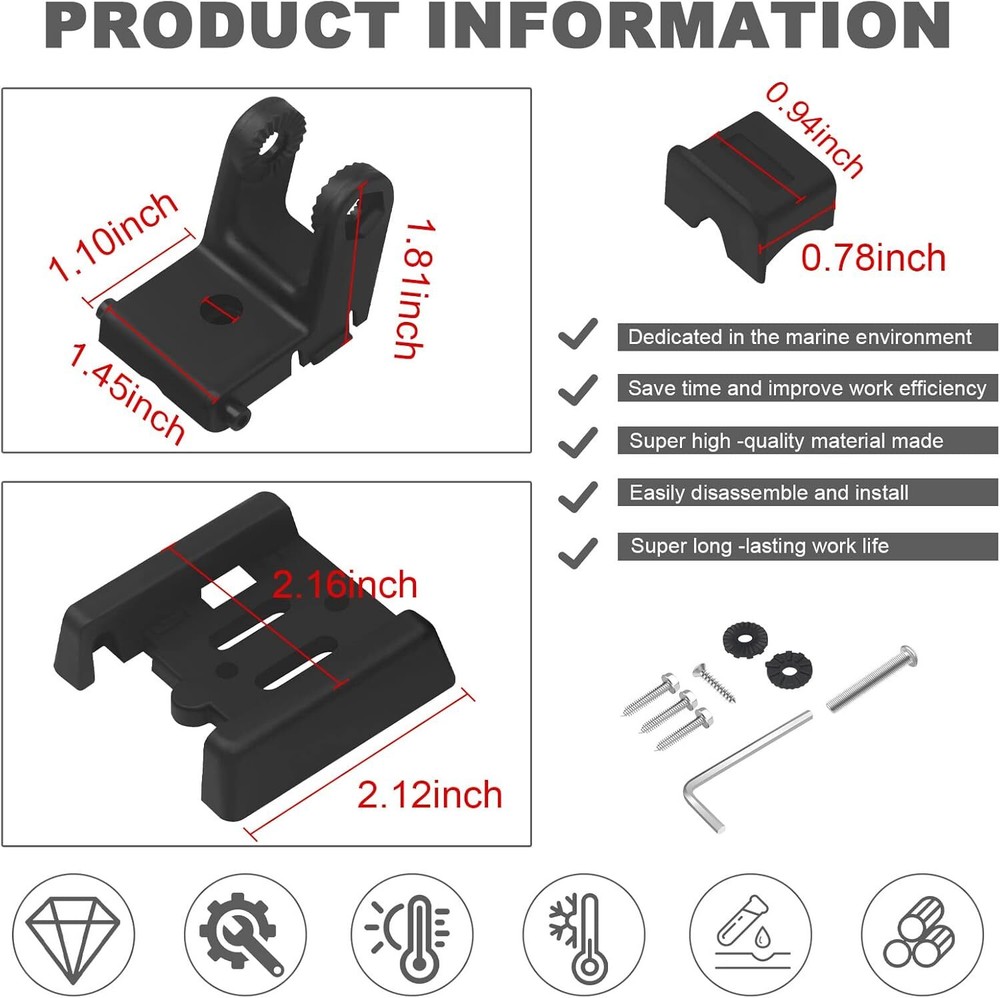 7400931 MHX XNT Transducer Bracket, Transom Mounting Hardware Kit for XHS models