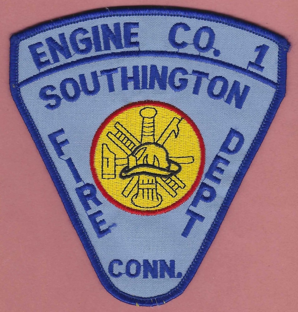 SOUTHINGTON CONNECTICUT ENGINE COMPANY 1 FIRE RESCUE PATCH