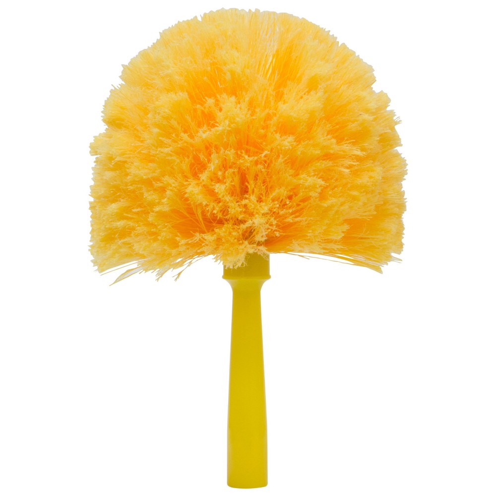 Cobweb Duster Head # 1710YL Yellow Knocks Down Cobwebs Spiders Webs