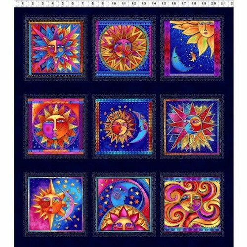 Laurel Burch***CELESTIAL MAGIC*** Panel 24" X 44"