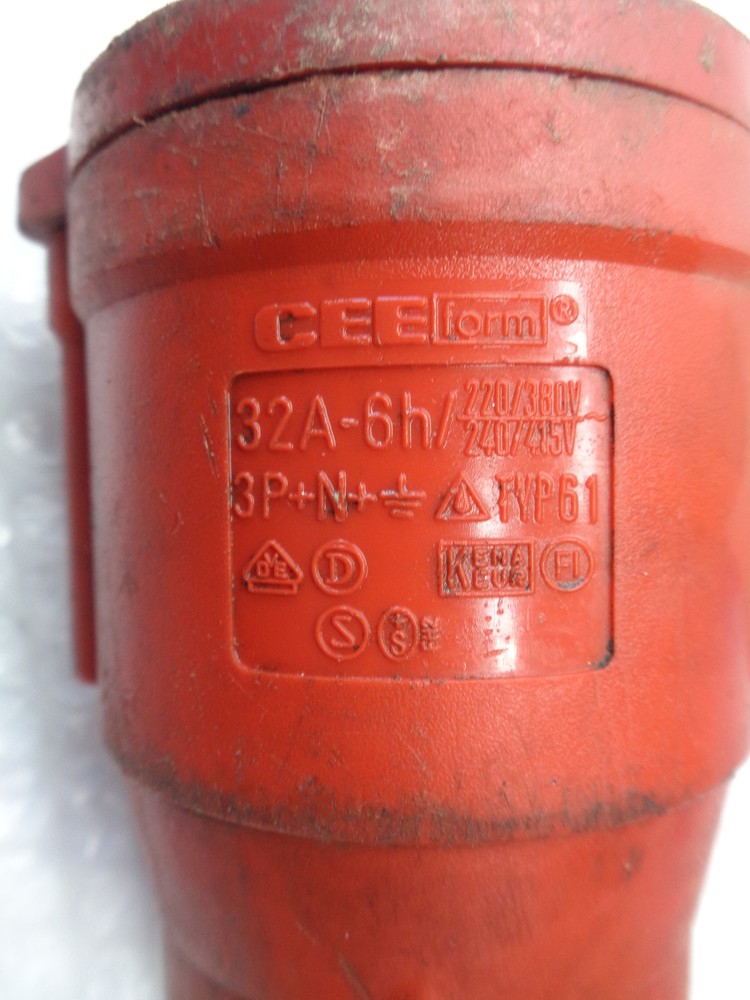 CEEFORM TYP 61 16A-6H PLUG UNMP