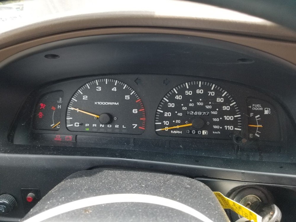 98 1998 TOYOTA 4RUNNER SR5 DASH MOUNTED CLOCK