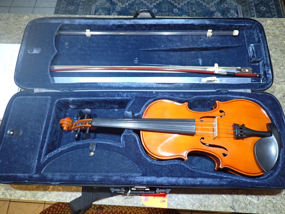 Infinity 4/4 Size Student Violin With Hard Case And Bow