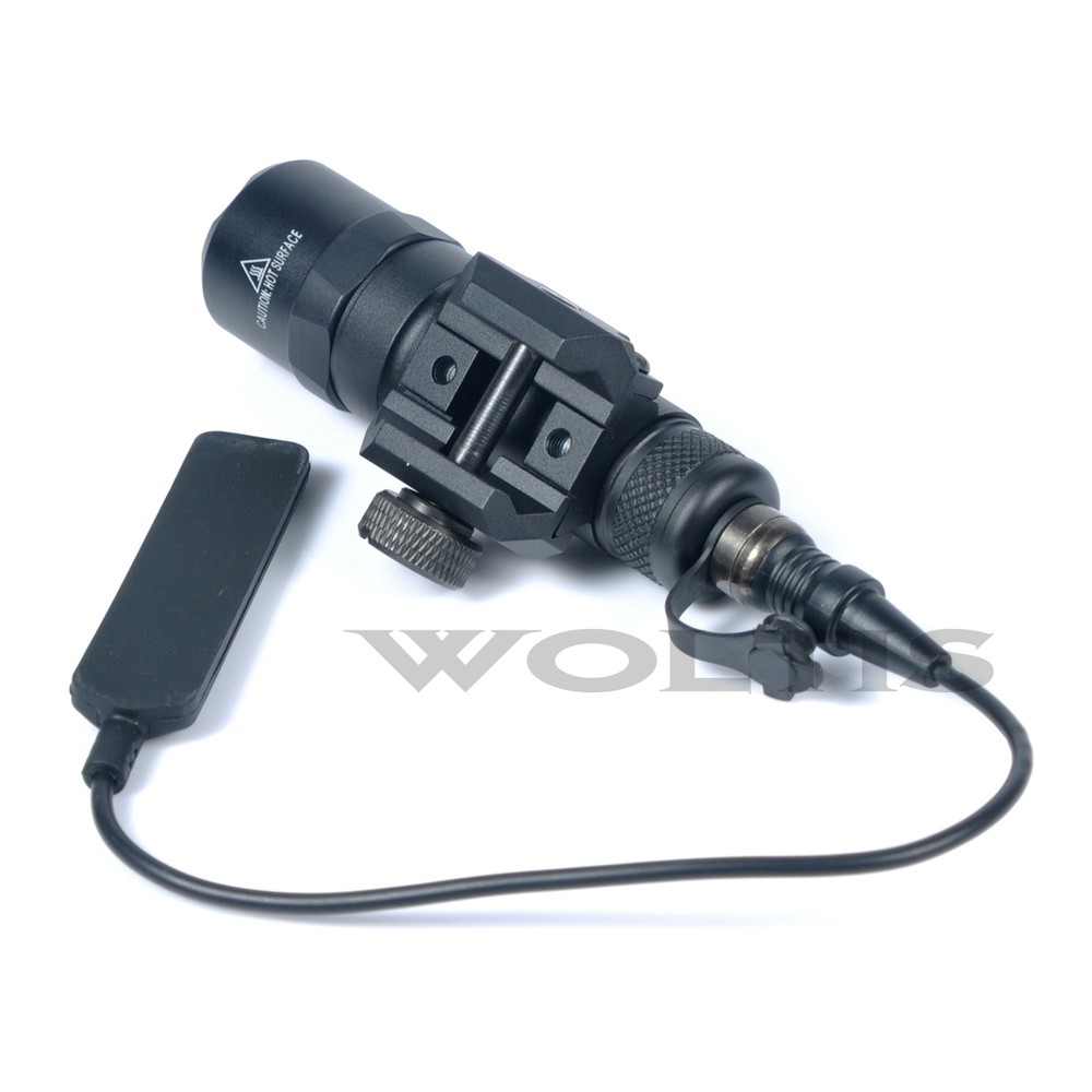 M300B Scout Light Tactical Torch Flashlight 400 Lumen LED Light w/ Tail Switch