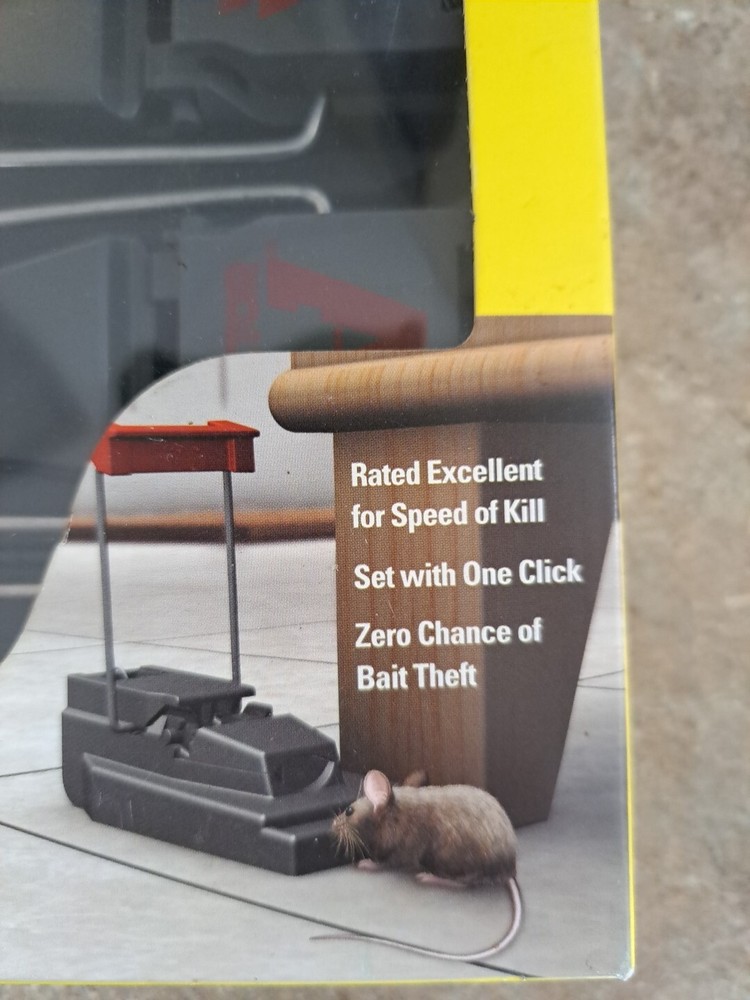Victor Quick-Kill Mouse Traps Easy, Quick & Humane Sets in One-Click 3 pk