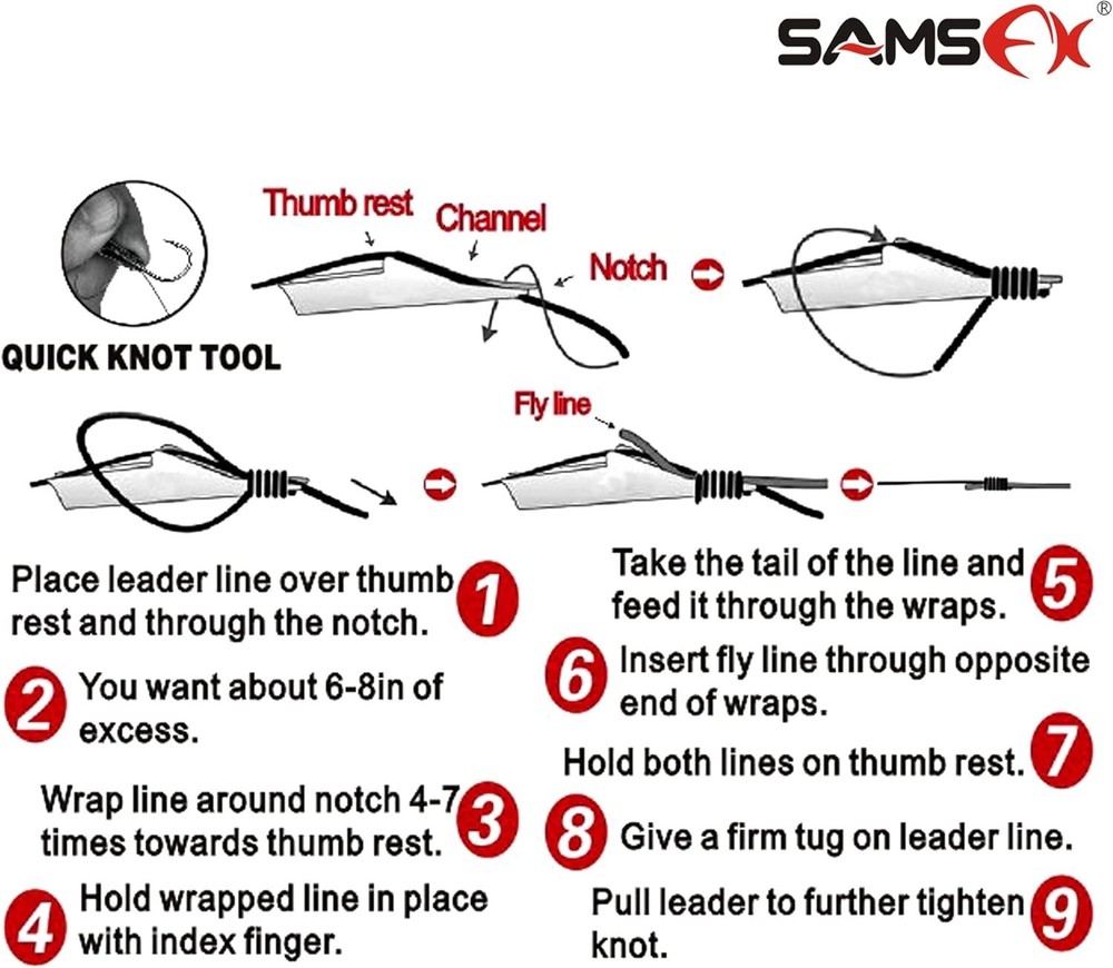 Essential Fishing Accessory: Hook Tying Tool, Loop Tyer & Zinger Retractor