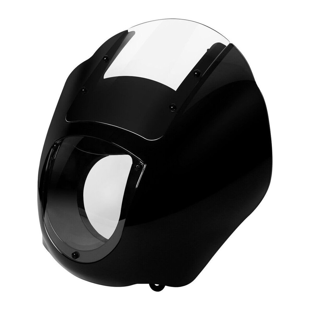 Black Quarter Fairing Clear Windshield Kit