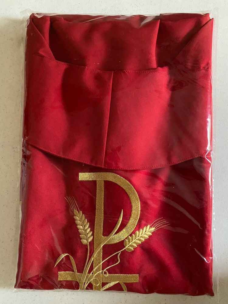 Priest Chasuble, Red Polyester