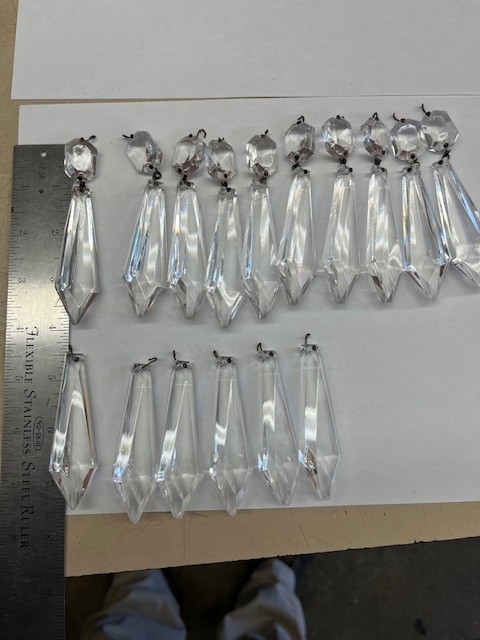 Waterford Chandelier A.5 Crystal drops 5 piece minimum order or $50.00.