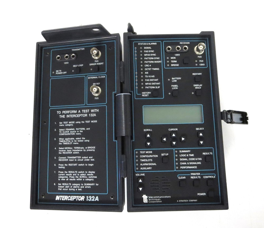 TELECOMMUNICATIONS TECHNIQUES CORP 132A Communications Analyzer