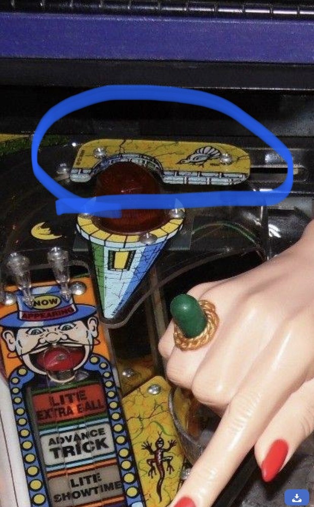 Capcom “pinball Magic” Playfield Plastic - NEW / NOS