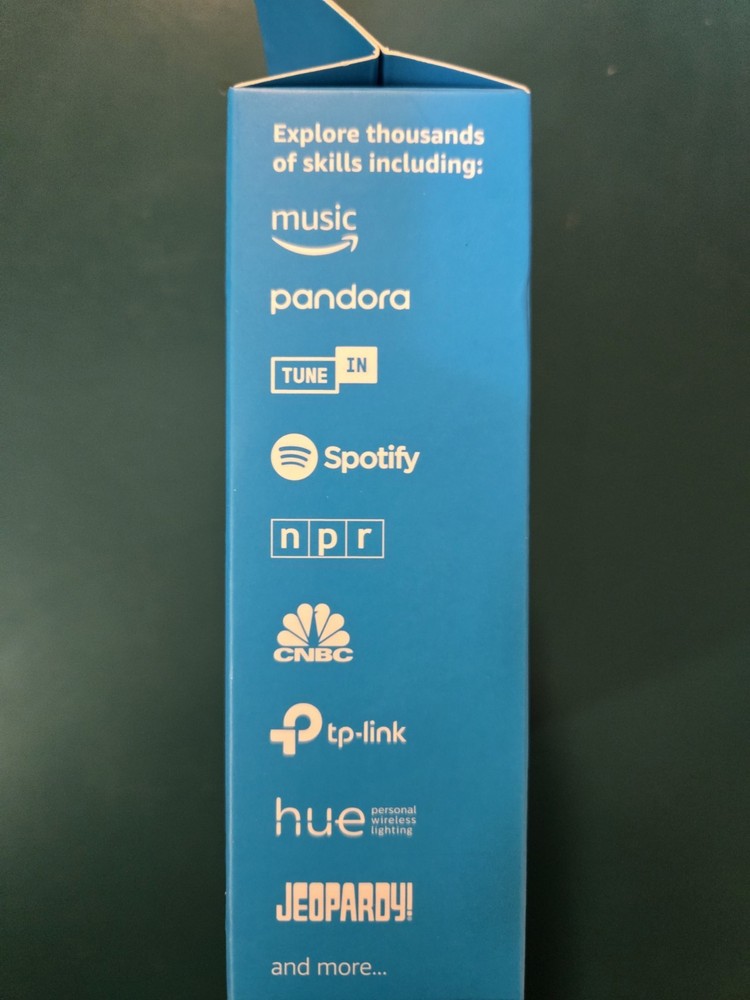 Echo Input Amazon Voice Control Speaker Accessory New Sealed In Box