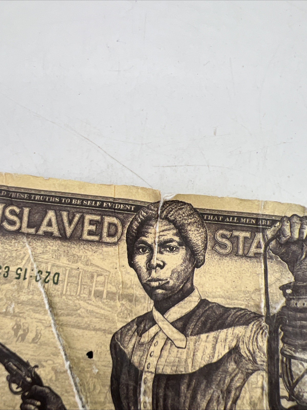 Harriet Tubman Divided States Of America Twenty like Dollar Bill Paper Note READ