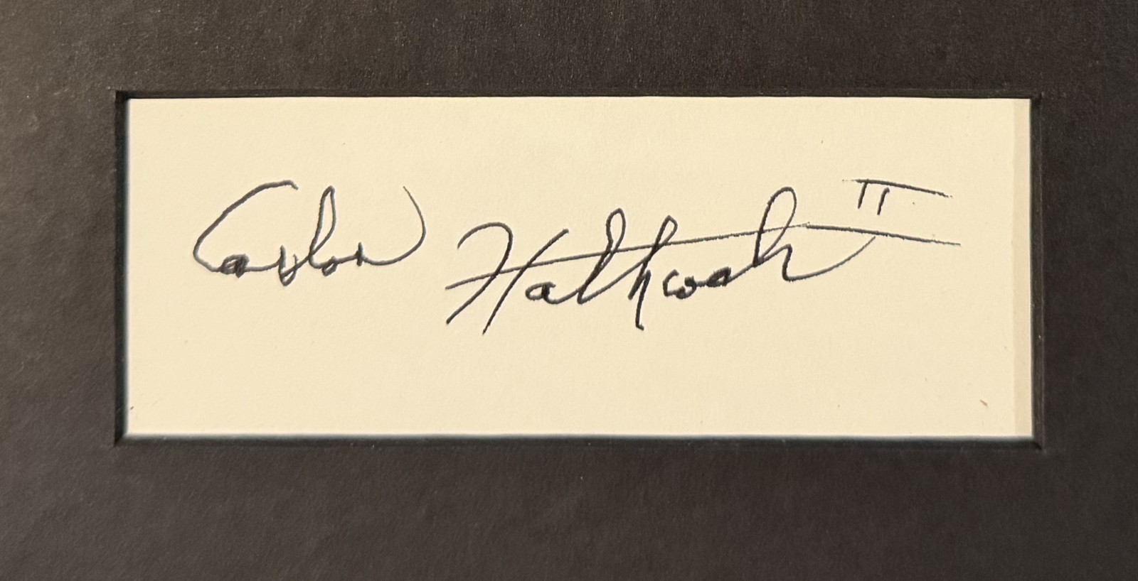 Carlos Hathcock Vietnam Sniper JSA COA "The White Feather" USMC 93 kills SIGNED