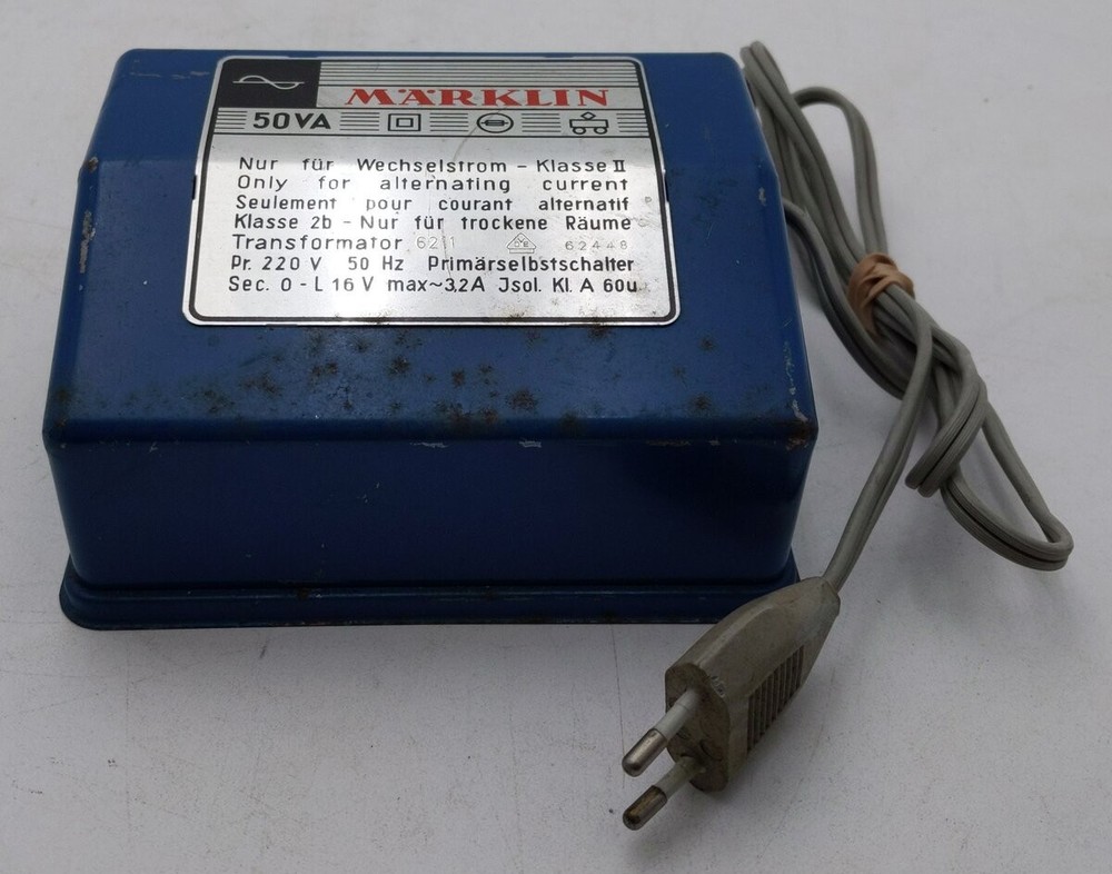 Marklin 6211 HO Transformer 220v