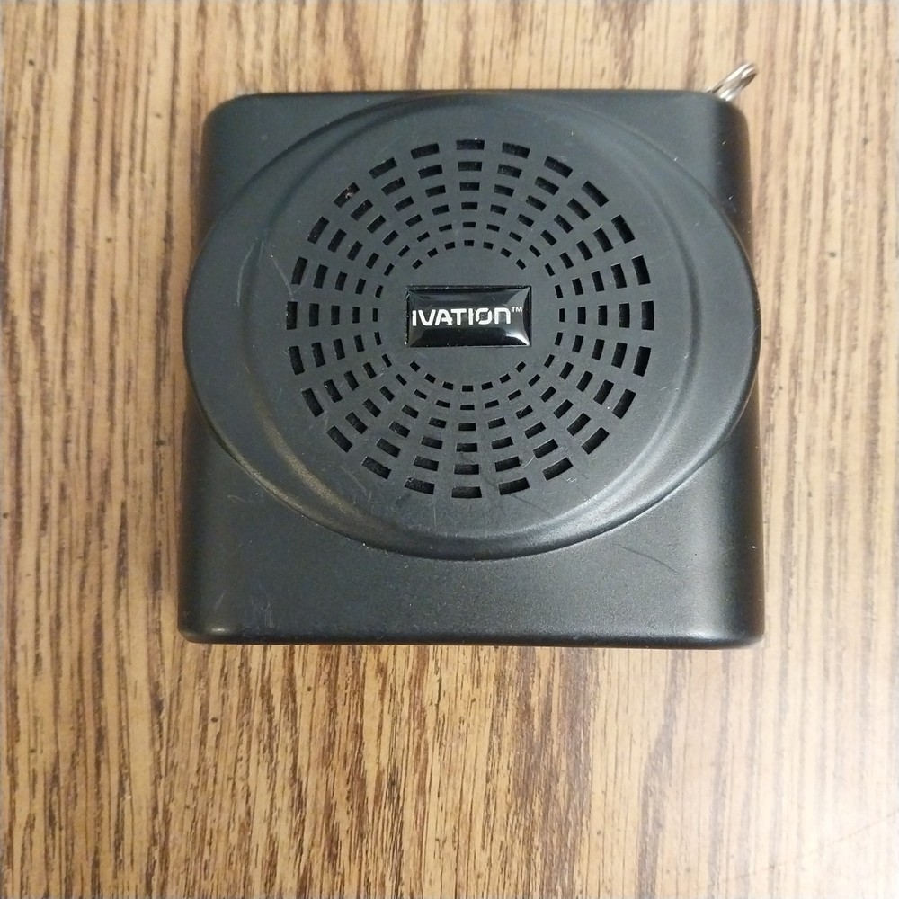 Ivation Portable Voice Amplifier JHCKM671B UNTESTED See Description