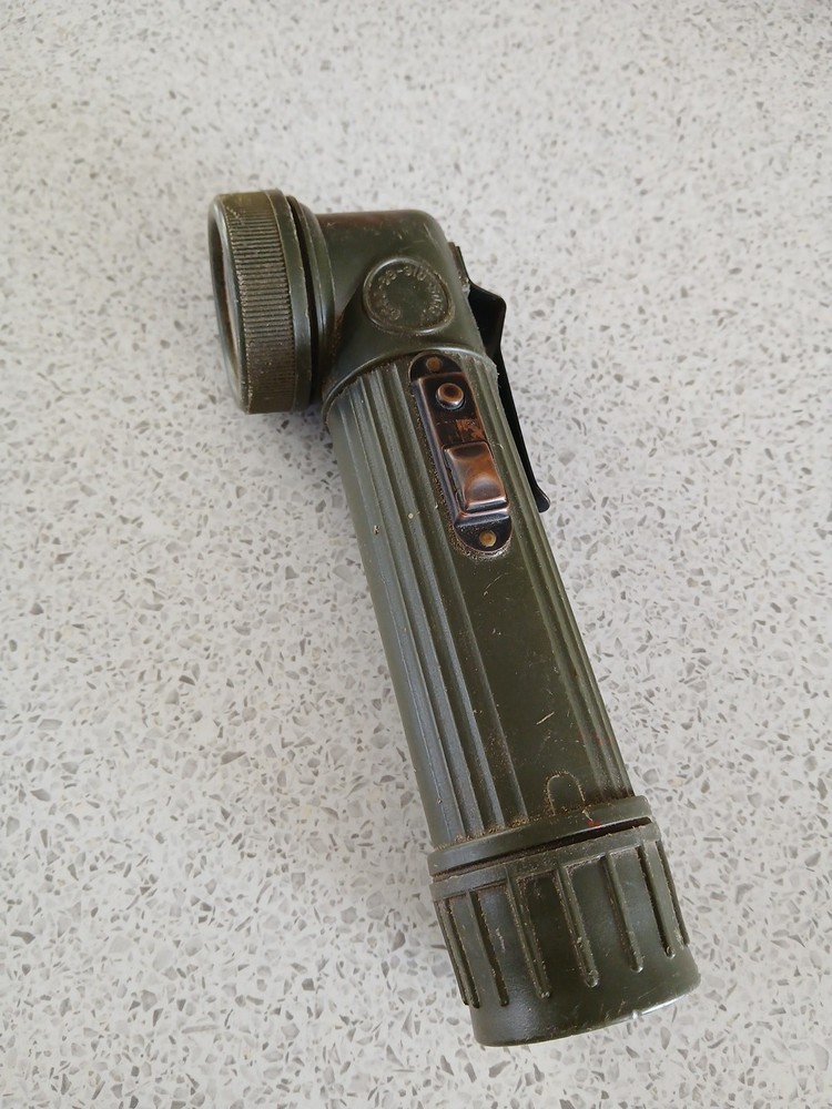 British Army Right Angle Torch Flashlight Working Order