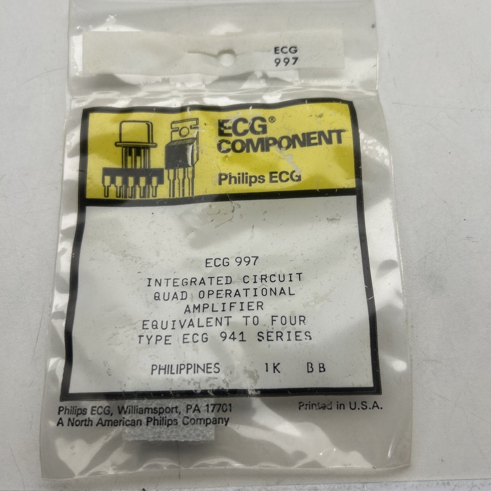 Philips ECG Component ECG997. NEW