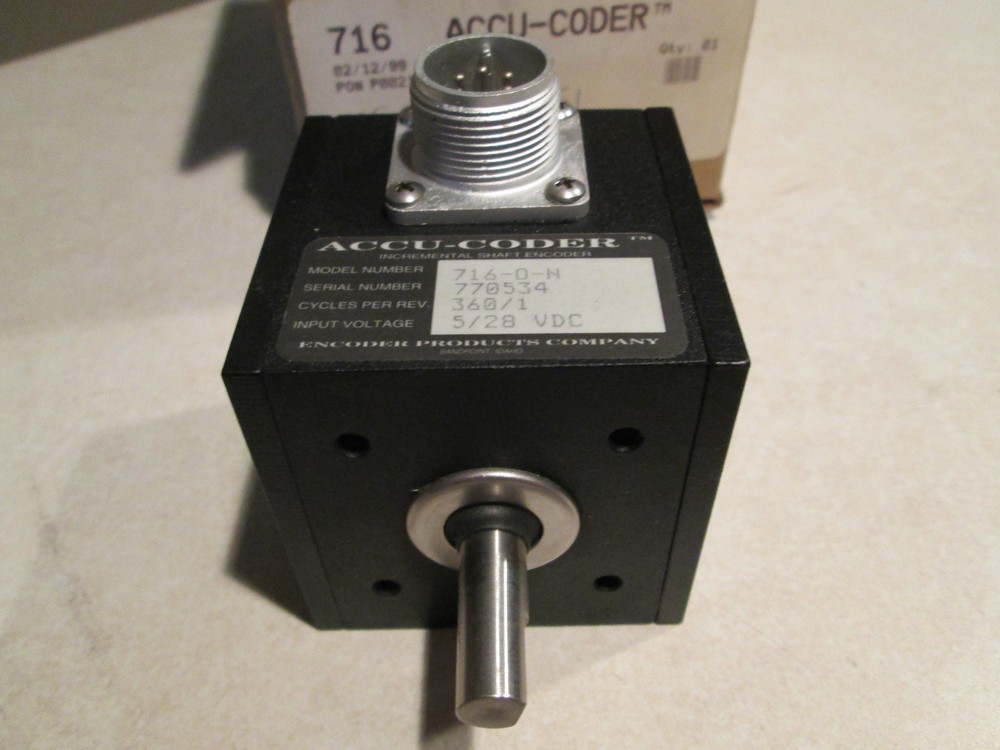 ACCU-CODER 716-0-N CYCLES PER REV 360/1 (NEW)
