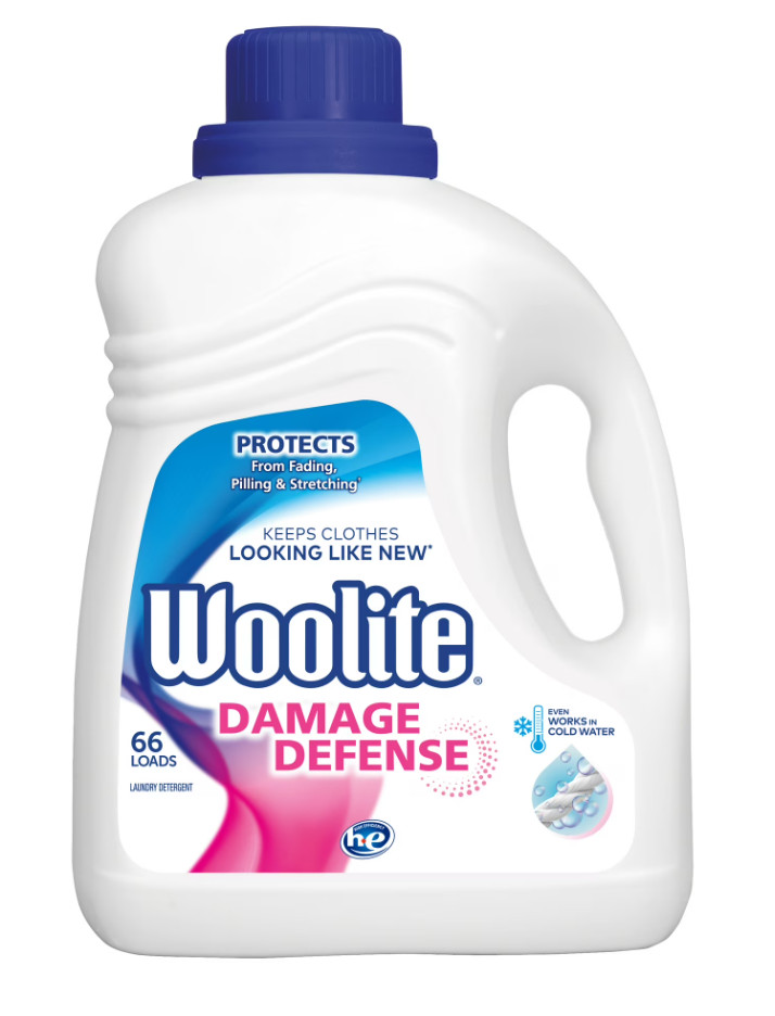 Woolite Damage Defense Liquid Laundry Detergent, 100 fl oz, 66 Loads