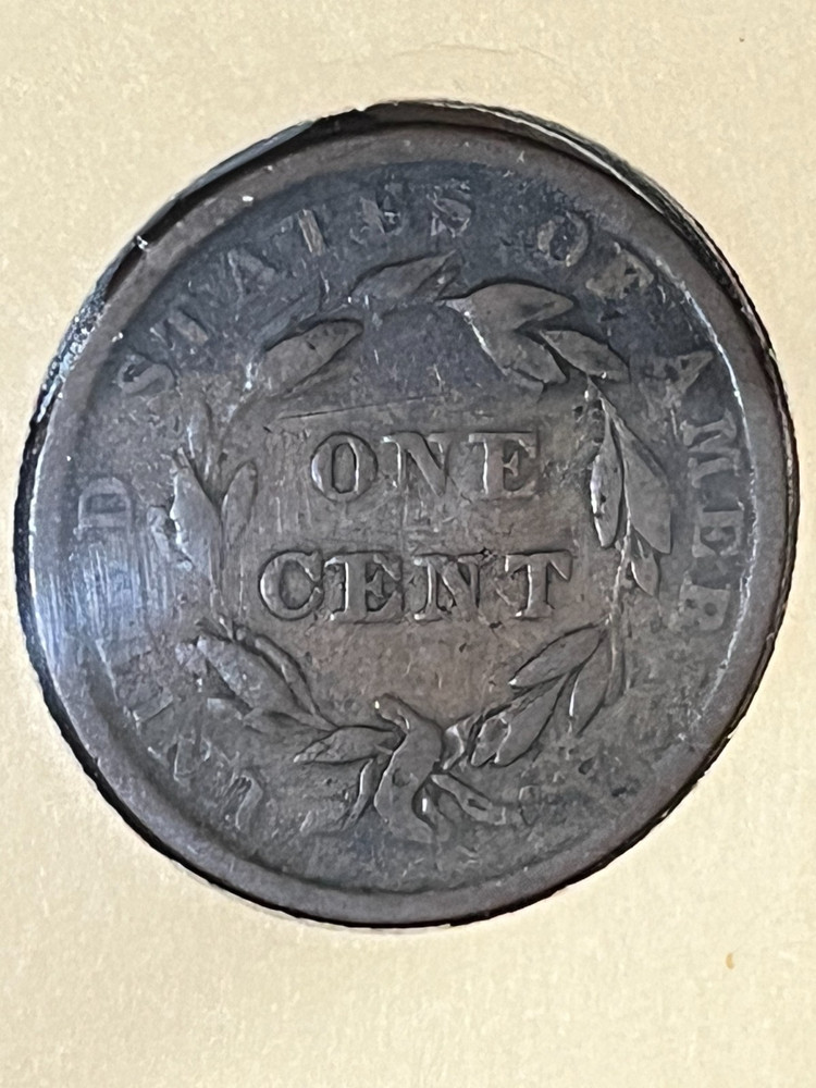1839 Large Cent - Booby Head