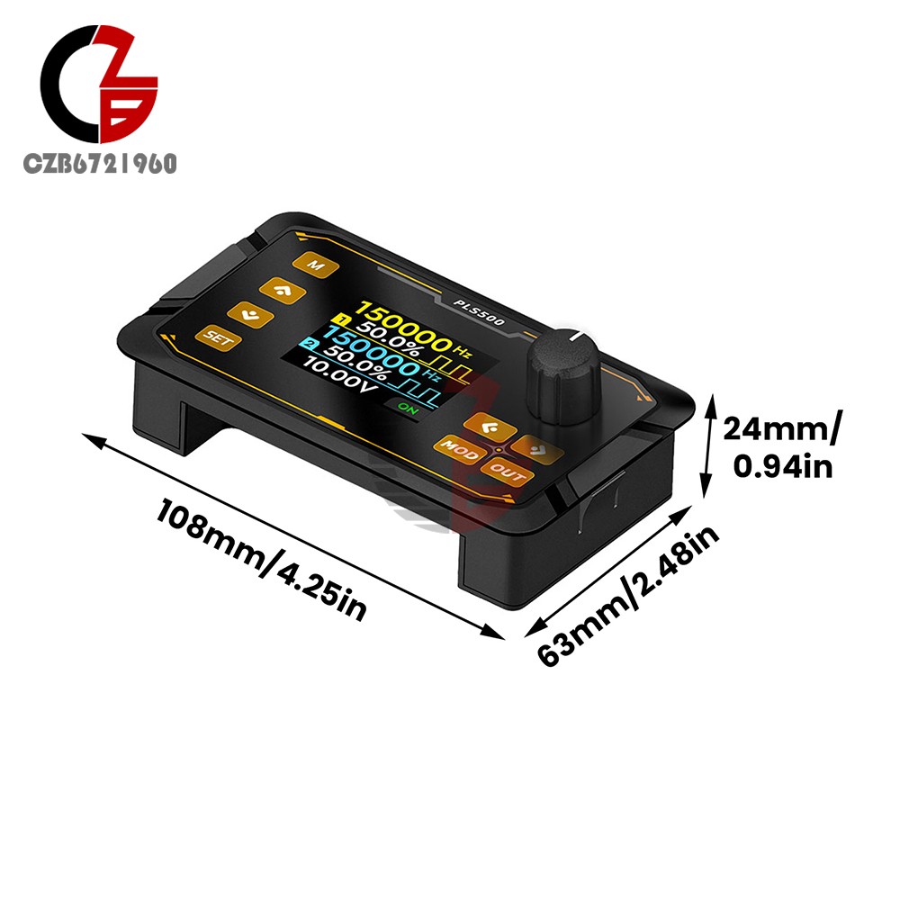 PLS500 Dual-Channel Pulse PWM Signal Generator Adjustable Programmable Dead zone