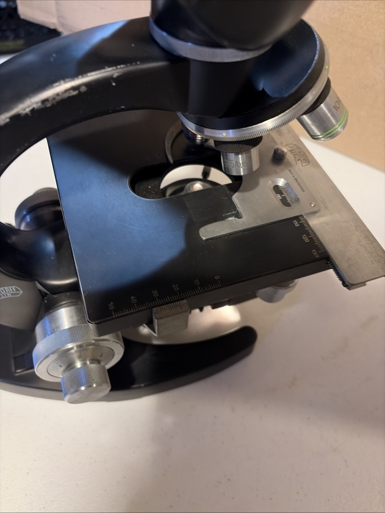Vintage Steindorff Berlin Monocular Microscope Tested