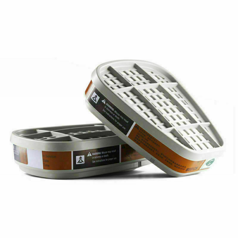 US 6001CN Organic Vapor Respirator Filter Cartridge For 6300 6800 7502 Gas Mask