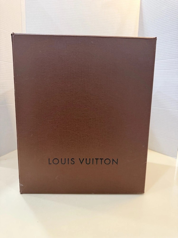 Louis Vuitton Large Gift Box Authentic LV Brown Rigid Storage Presentation Box