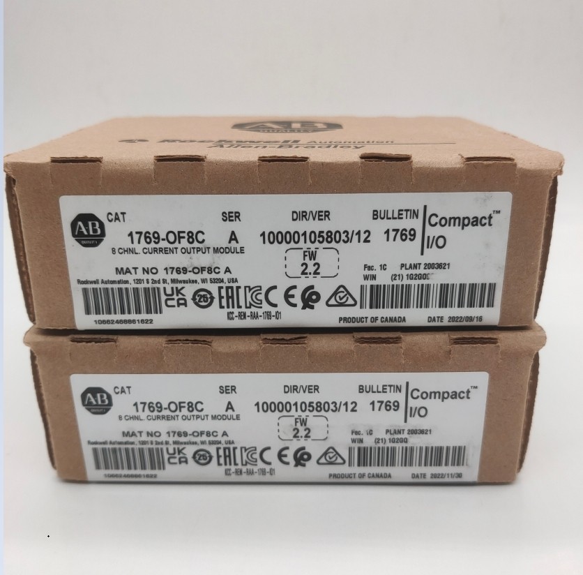 AB 1769-OF8C /A CompactLogix 8-Ch Analog Output Current Module