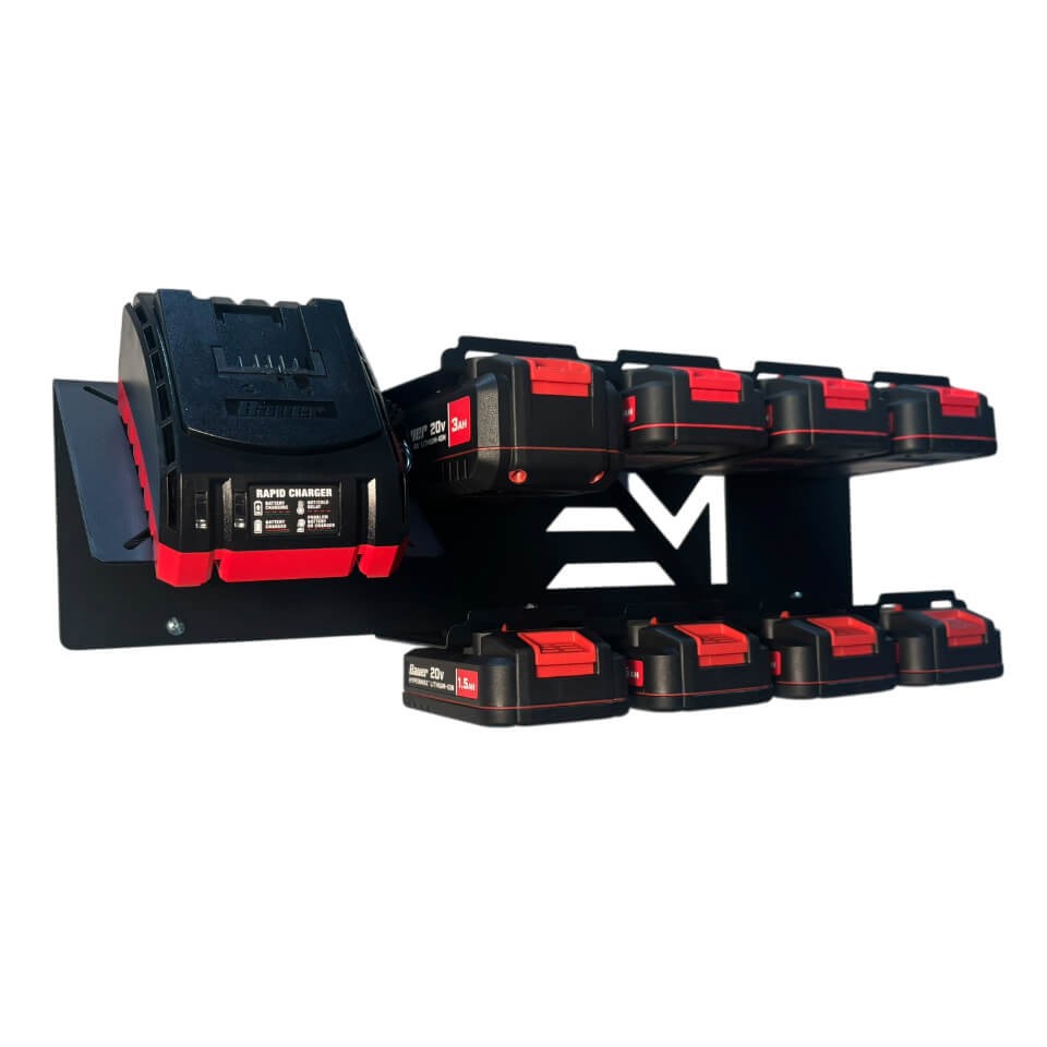 Bauer 20v Battery Organizer Charging Station